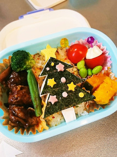 簡単!可愛い!クリスマスツリー お弁当-レシピのメイン写真