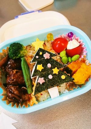 簡単!可愛い!クリスマスツリー お弁当-レシピのメイン写真