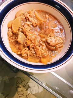 簡単!豚肉と大根のコテトロ煮。・:+°-レシピのメイン写真