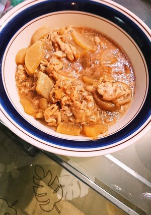 簡単！豚肉と大根のコテトロ煮｡・:＋°-レシピのメイン写真