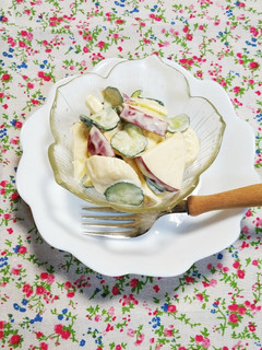 りんごサラダ~懐かしい給食の味♪-レシピのメイン写真