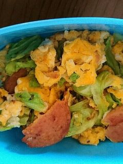 お弁当。沖縄チャンプルー風野菜炒め-レシピのメイン写真