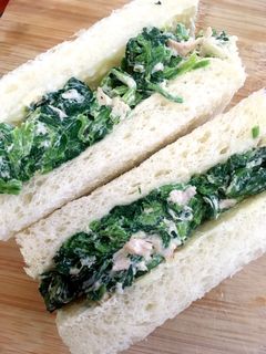 ほうれん草のサンドイッチ♡spinach-レシピのメイン写真