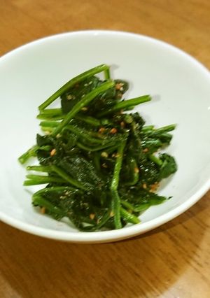 ほうれん草ごま和え-レシピのメイン写真