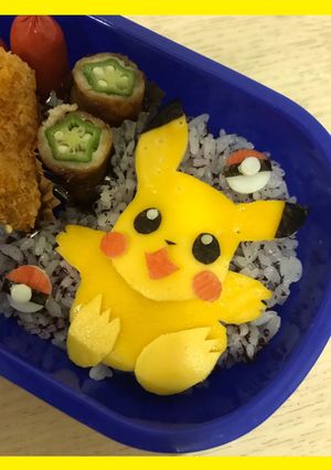 ポケモン♪ピカチュウ♪キャラ弁-レシピのメイン写真