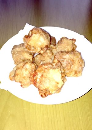 見た目は鳥唐！お弁当にも！簡単豚の唐揚げ-レシピのメイン写真
