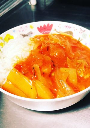鶏肉のトマト煮込みハヤシ風-レシピのメイン写真