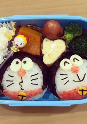 簡単♪ドラえもん♪キャラ弁に♪おにぎり♪-レシピのメイン写真