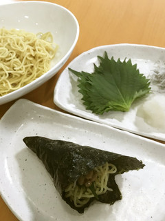 美人レシピ・手巻き焼そば 和風トッピング-レシピのメイン写真