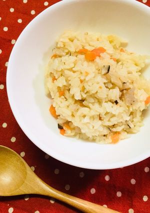 白だしで簡単炊き込みご飯!-レシピのメイン写真
