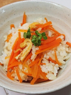 ✿人参ご飯✿ 子供喜ぶ混ぜご飯-レシピのメイン写真