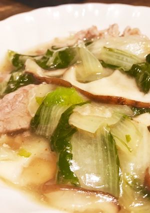豚肉としろ菜の中華炒め☆簡単!さっぱり!-レシピのメイン写真