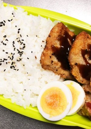 旦那弁当219♡揚げ物オンパレード弁当！-レシピのメイン写真