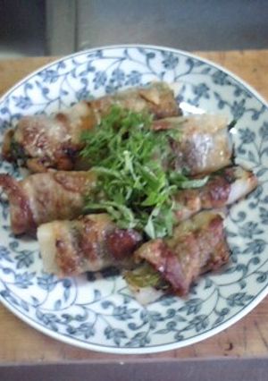 さっぱり豚肉　豚肉の梅しそ山芋巻き-レシピのメイン写真