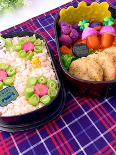 チキンナゲット☆常備菜 スヌーピー 弁当-レシピのメイン写真