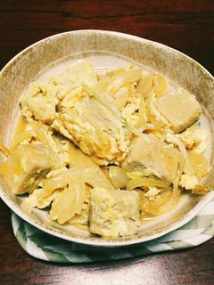 **高野豆腐の卵とじ**-レシピのメイン写真
