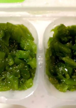 離乳食 レンジで簡単ピーマンの皮剥き-レシピのメイン写真
