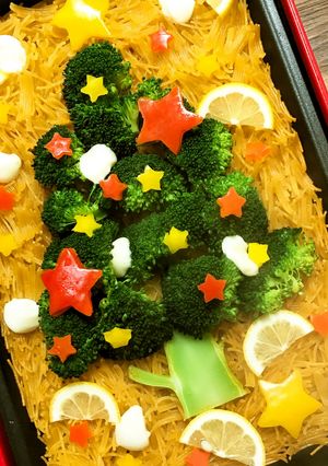 クリスマスにパスタパエリア フィデウア-レシピのメイン写真