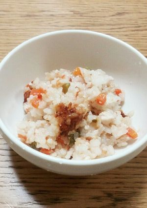 洋風炊き込みごはん【離乳食】-レシピのメイン写真