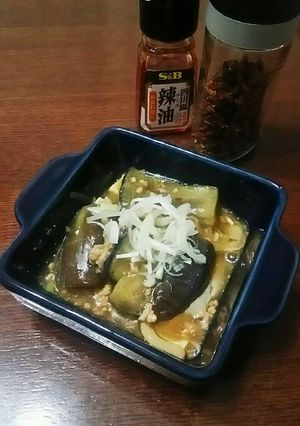 味噌を入れるよ、うちの麻婆茄子(豆腐)。-レシピのメイン写真