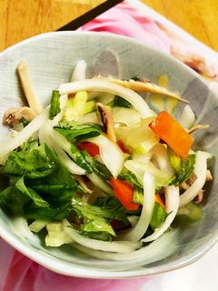 セロリと野菜の酢の物-レシピのメイン写真