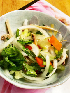 セロリと野菜の酢の物-レシピのメイン写真