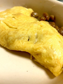 納豆チーズオムレツ-レシピのメイン写真