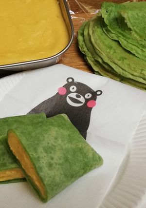 幼児おやつ☆お野菜カスタードクレープ-レシピのメイン写真