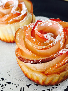 薔薇のアップルパイ-レシピのメイン写真