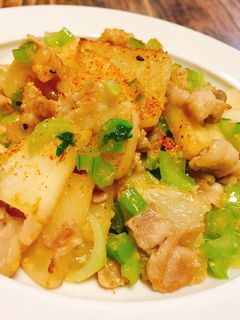 優しい甘さ♡かぶと豚肉の味噌炒め-レシピのメイン写真