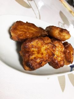 簡単!包丁不要!甘辛お豆腐バーグ-レシピのメイン写真