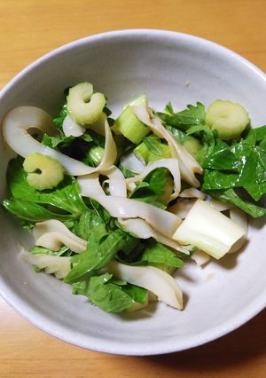 セロリといかくんのポン酢あえ-レシピのメイン写真