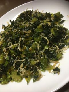 セロリの葉とちりめんじゃこの佃煮-レシピのメイン写真