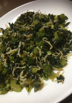 セロリの葉とちりめんじゃこの佃煮-レシピのメイン写真