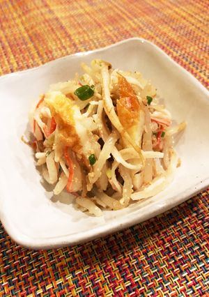 調味料は２つだけ！もやしと練り物のナムル-レシピのメイン写真
