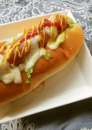 チーズ＆レタス☆ホットドッグ-レシピのメイン写真