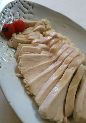 レンジでとりむね肉のチキンサラダ-レシピのメイン写真