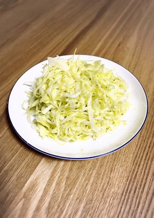 オリーブオイルで食べる塩キャベツ-レシピのメイン写真