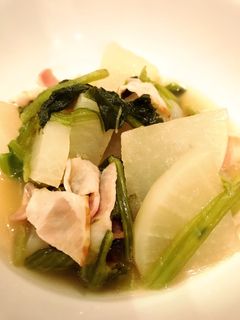簡単◎あったか♪大根とベーコンの煮物-レシピのメイン写真