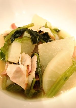 簡単◎あったか♪大根とベーコンの煮物-レシピのメイン写真