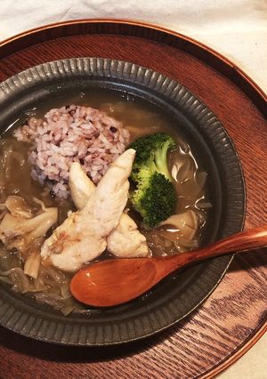 【簡単・ヘルシー】オニオンスープ-レシピのメイン写真