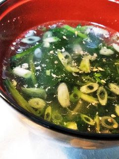 ほうれん草とネギの生姜スープ-レシピのメイン写真