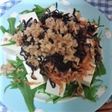簡単!水菜と豆腐のヘルシーサラダ