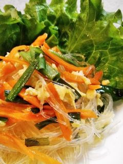 春雨のニラ炒め-レシピのメイン写真