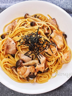 鶏肉ときのこのバター醤油パスタ-レシピのメイン写真