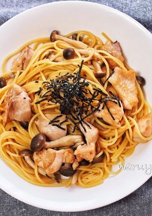 鶏肉ときのこのバター醤油パスタ-レシピのメイン写真