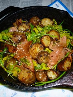 ポテト・焼き豚・イタリアンパスレの炒め物-レシピのメイン写真