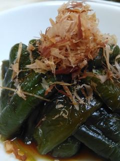 ピーマン好きに贈るピーマンの焼きびたし-レシピのメイン写真