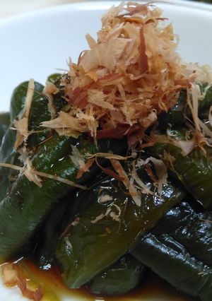 ピーマン好きに贈るピーマンの焼きびたし-レシピのメイン写真
