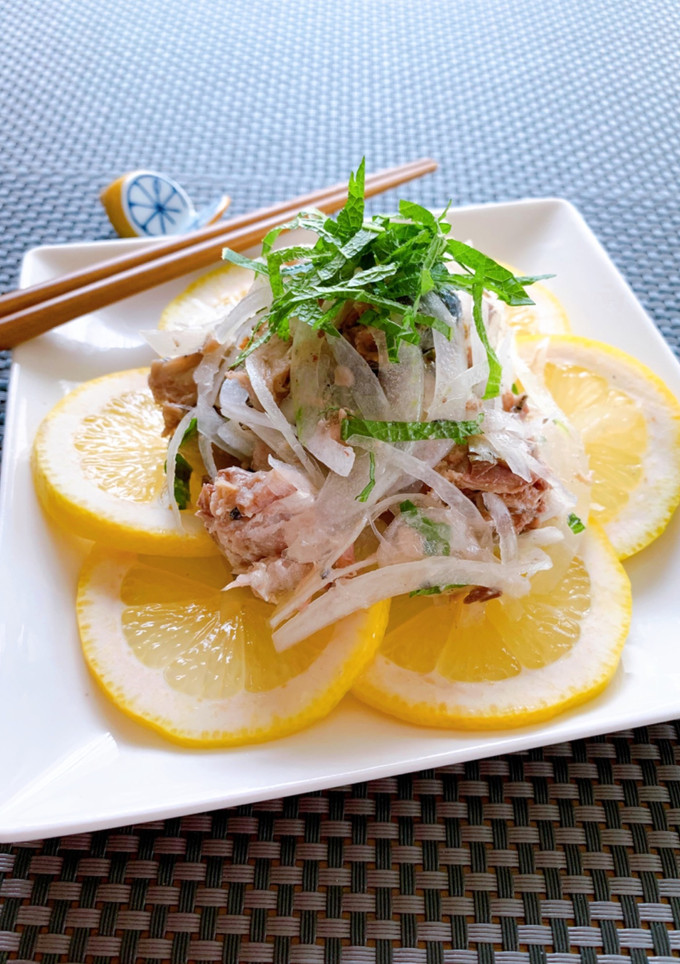 美味しさそのまま★鯖缶とたまねぎのサラダ-レシピのメイン写真
